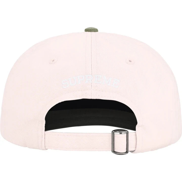 Supreme Pigment Coated 2-Tone S Logo 6-Panel Light Pink
