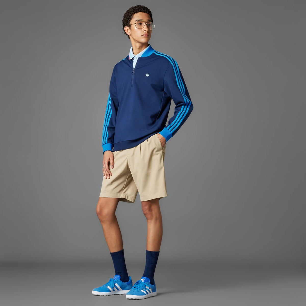 IH2267 adidas Originals Gazelle Spikeless Golf Blue Bird Cloud White (Men's)
