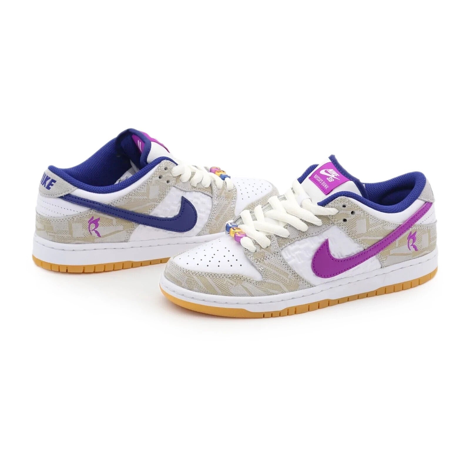 FZ5251-001 Rayssa Leal Nike SB Dunk Low PRM Pure Platinum Vivid Purple (Men's)
