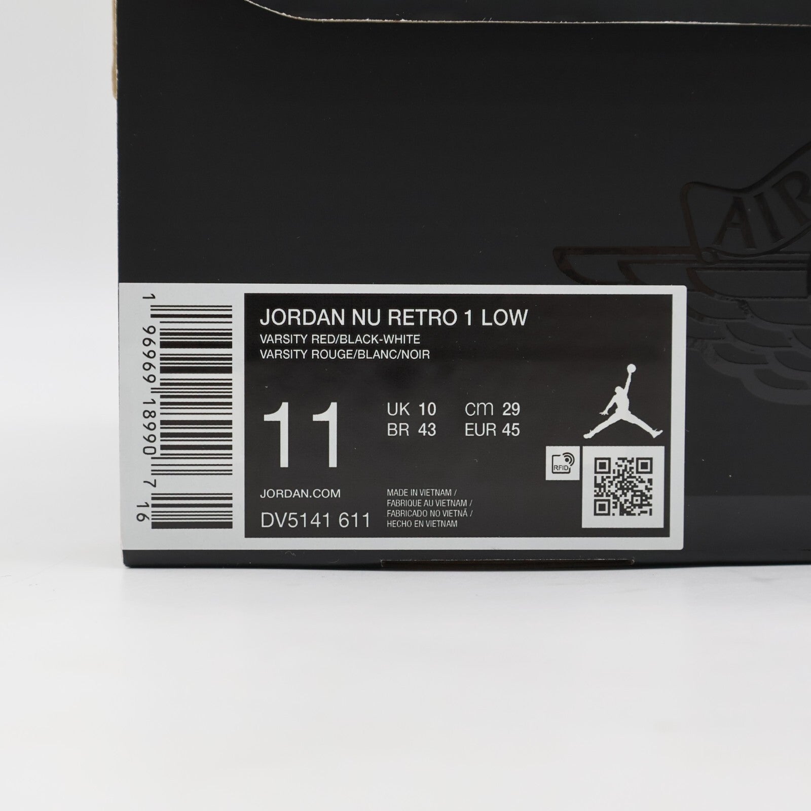 DV5141-611 Nike Jordan Nu Retro 1 Low Chicago (Men's)