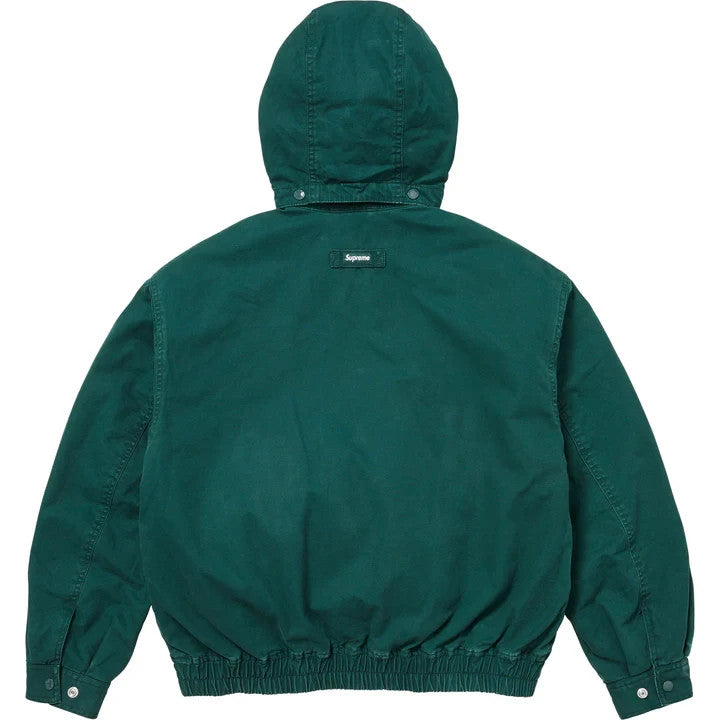 Supreme Hooded Utility Jacket Dark Green