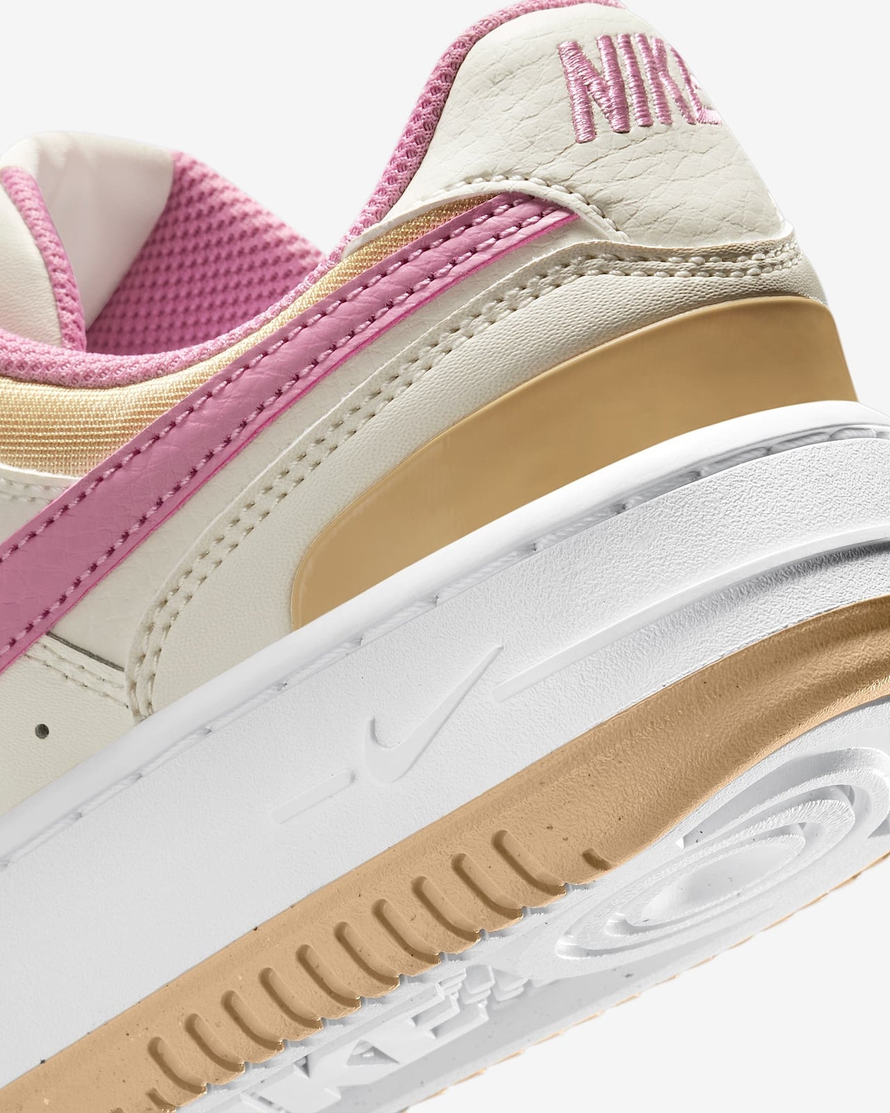 DX9176-005 Nike Gamma Force Soft Pearl Sesame White Elemental Pink (Women's)