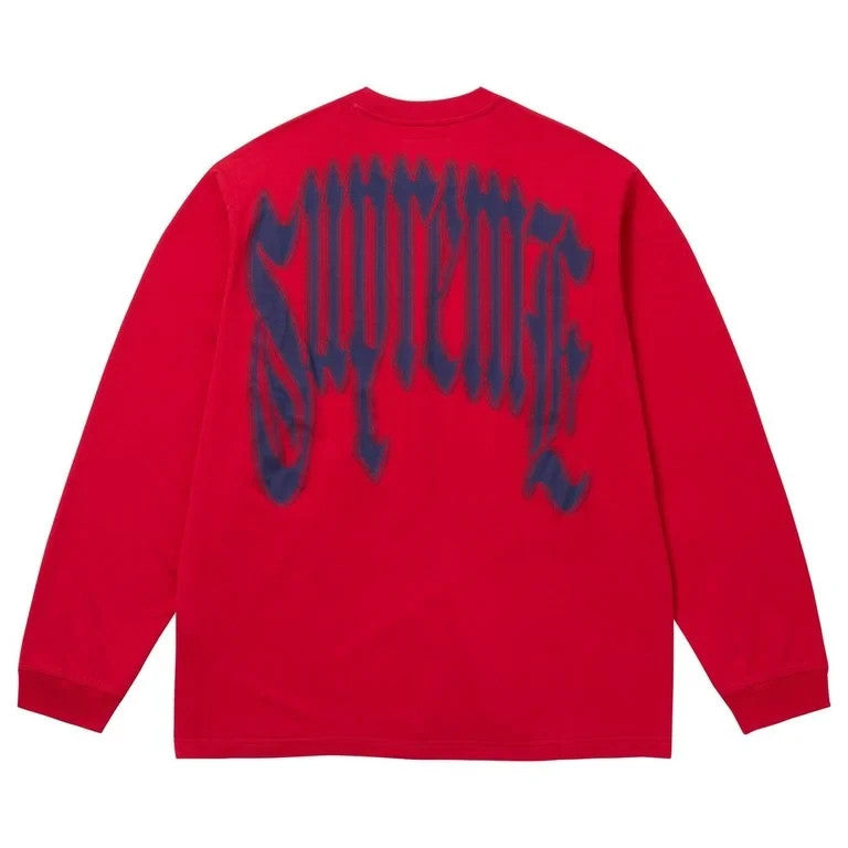 Supreme Intarsia L/S Top Red