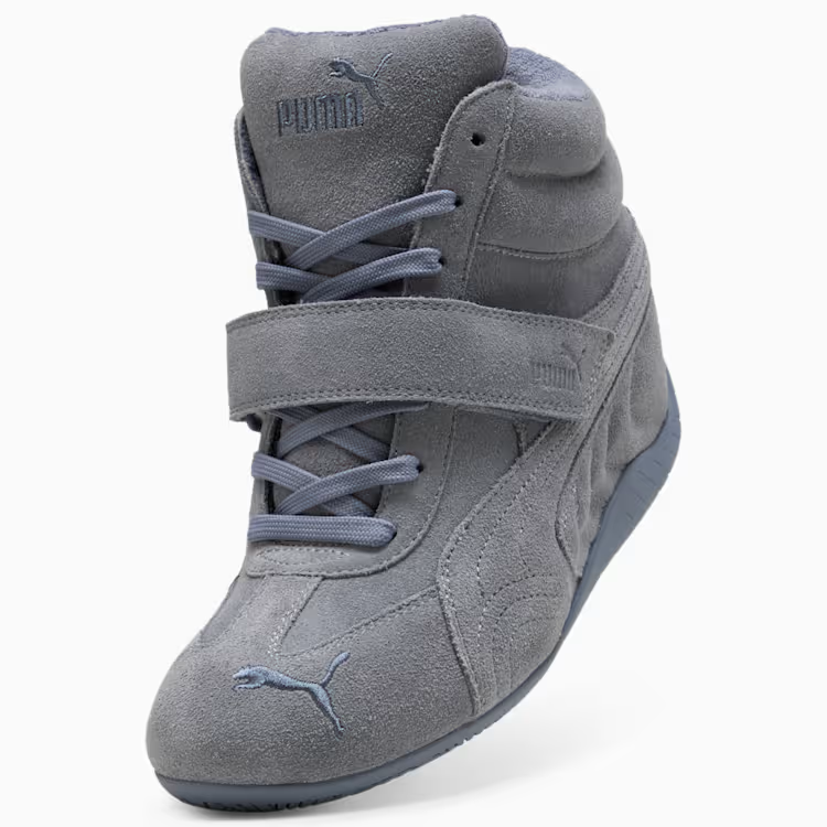 408118-02 Puma Speedcat Wedge Gray Sky PUMA Black (Women's)