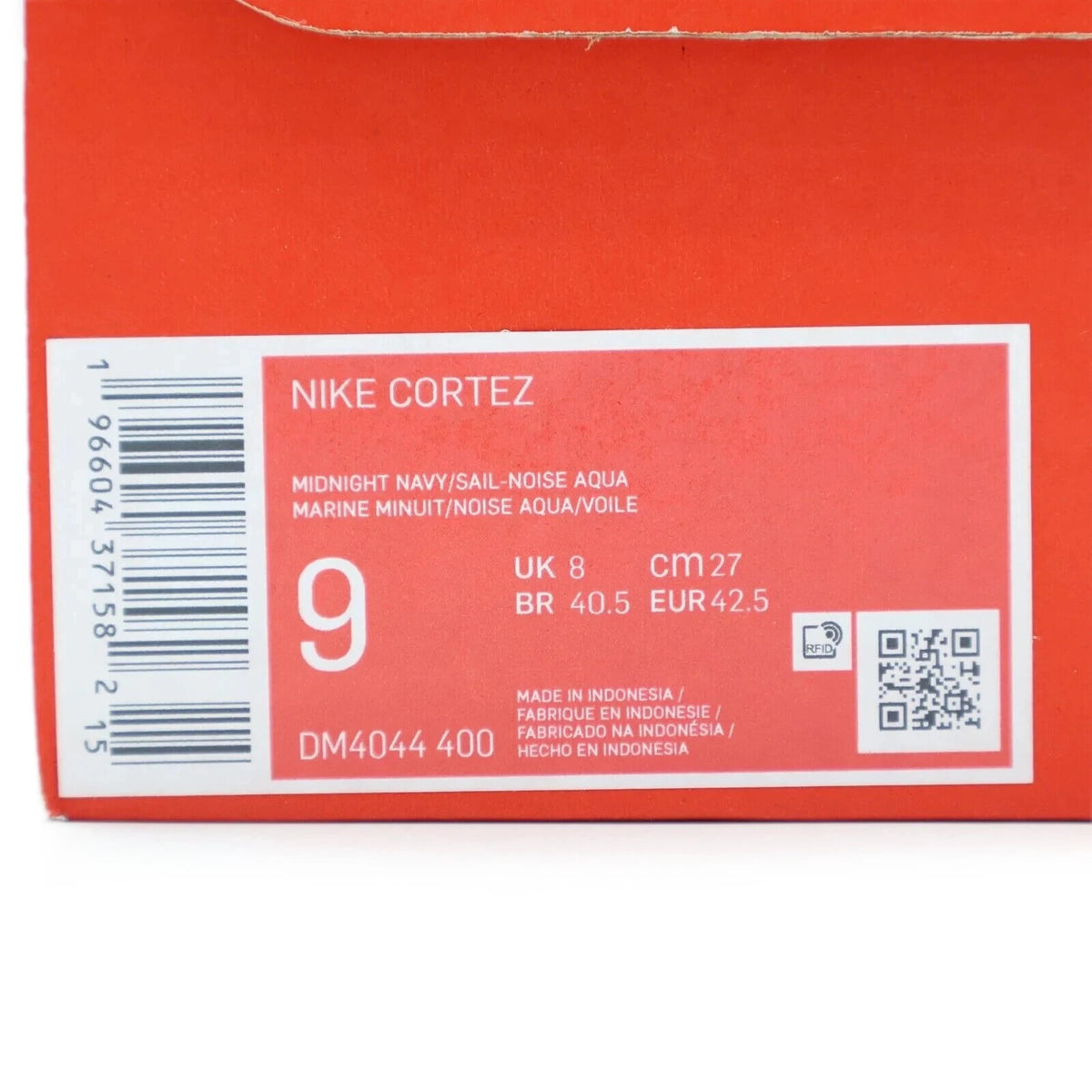 DM4044-400 Nike Cortez Midnight Navy Sail Noise Aqua Blue White (Men's)