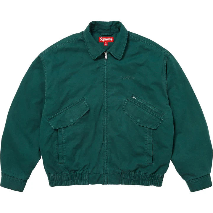 Supreme Hooded Utility Jacket Dark Green