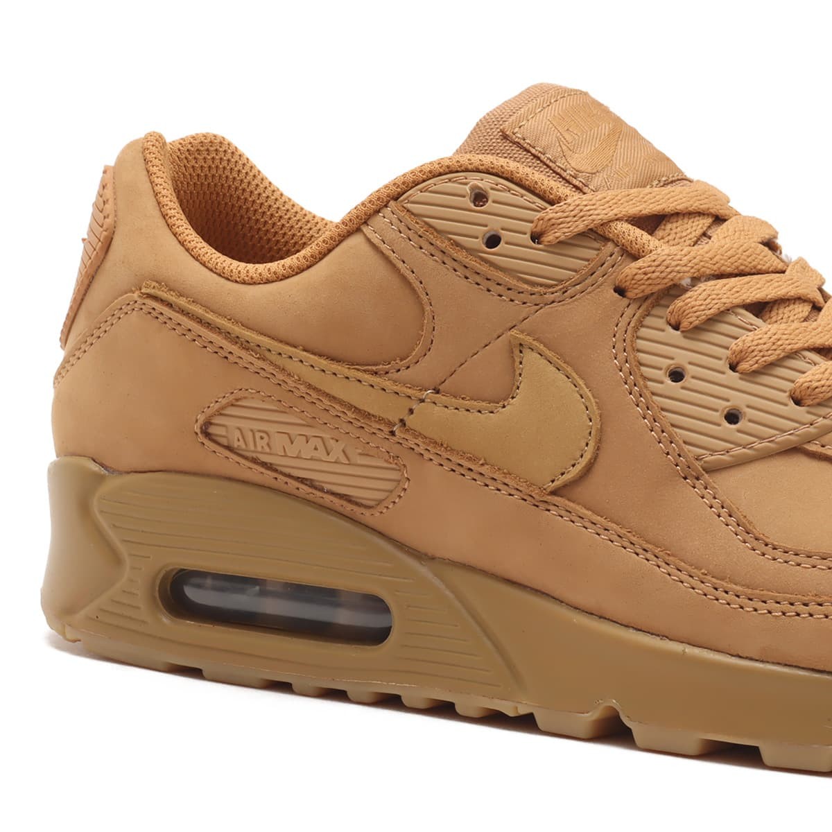 FZ5102-299 Nike Air Max 90 PRM FlaxGum Light BrownWheat (Men's)