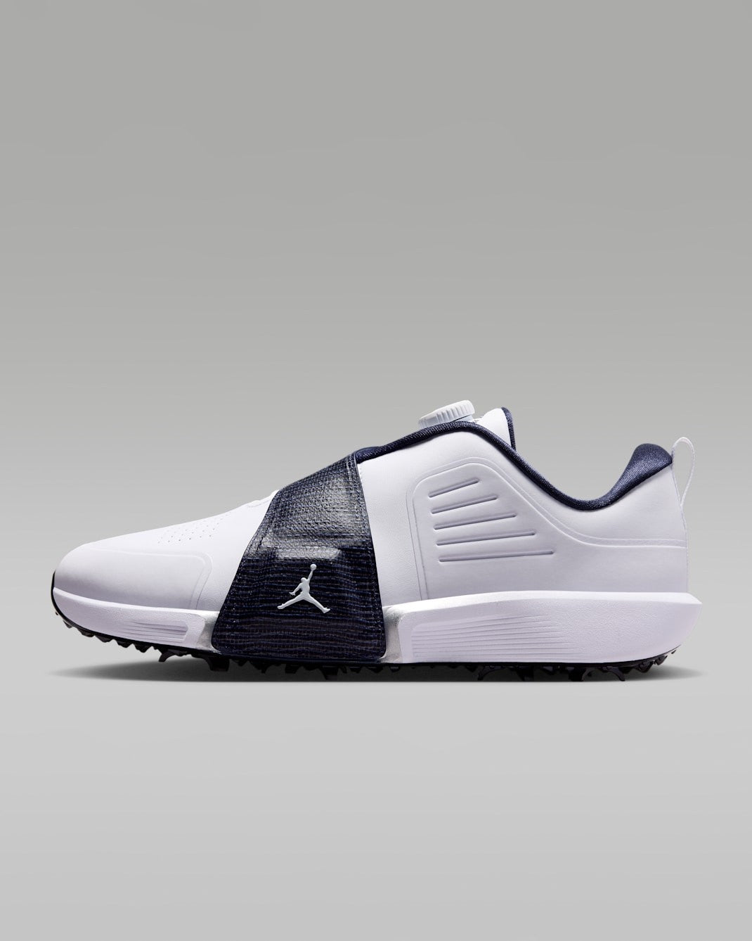 FV6338-105  Nike Jordan Air Rev Golf WhiteMidnight Navy (Men's)