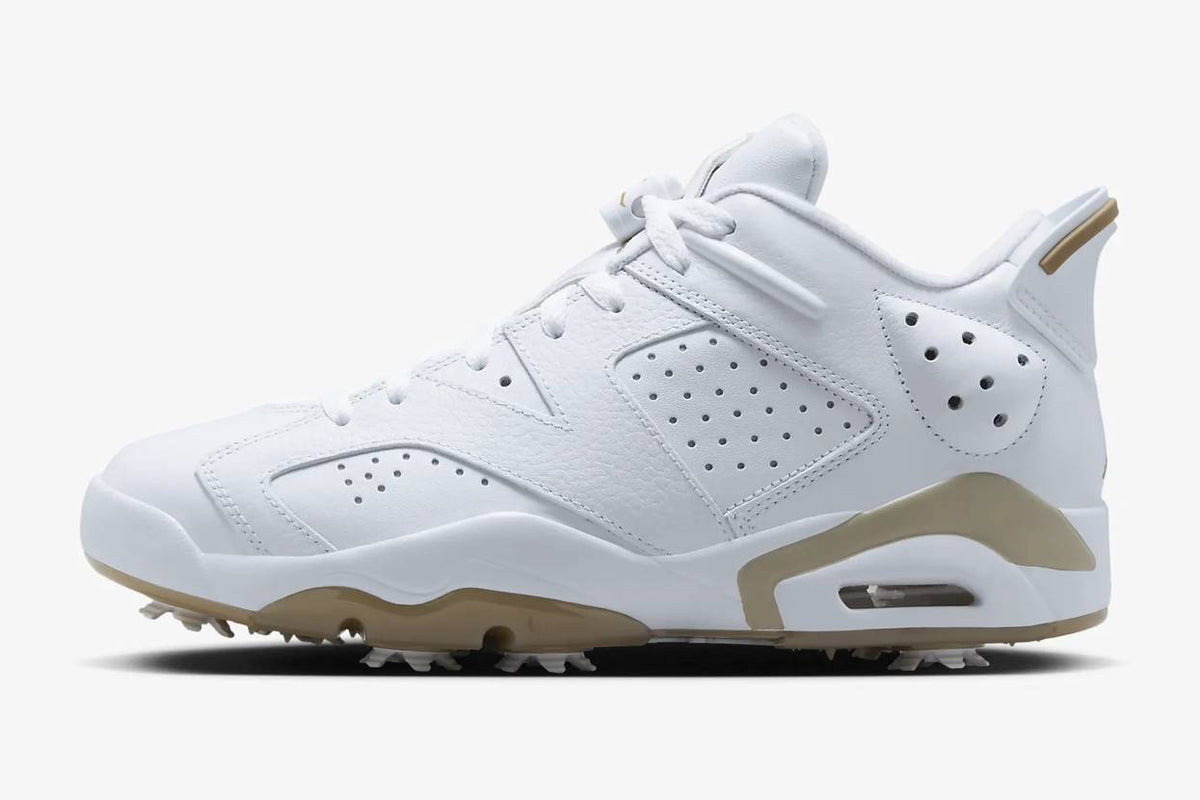 DV1376-100 Nike Air Jordan 6 Low Golf White Khaki