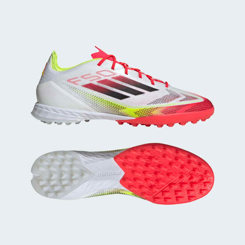 IE1220 adidas F50 Pro TF Cloud White Core Black Solar Yellow (Men's)