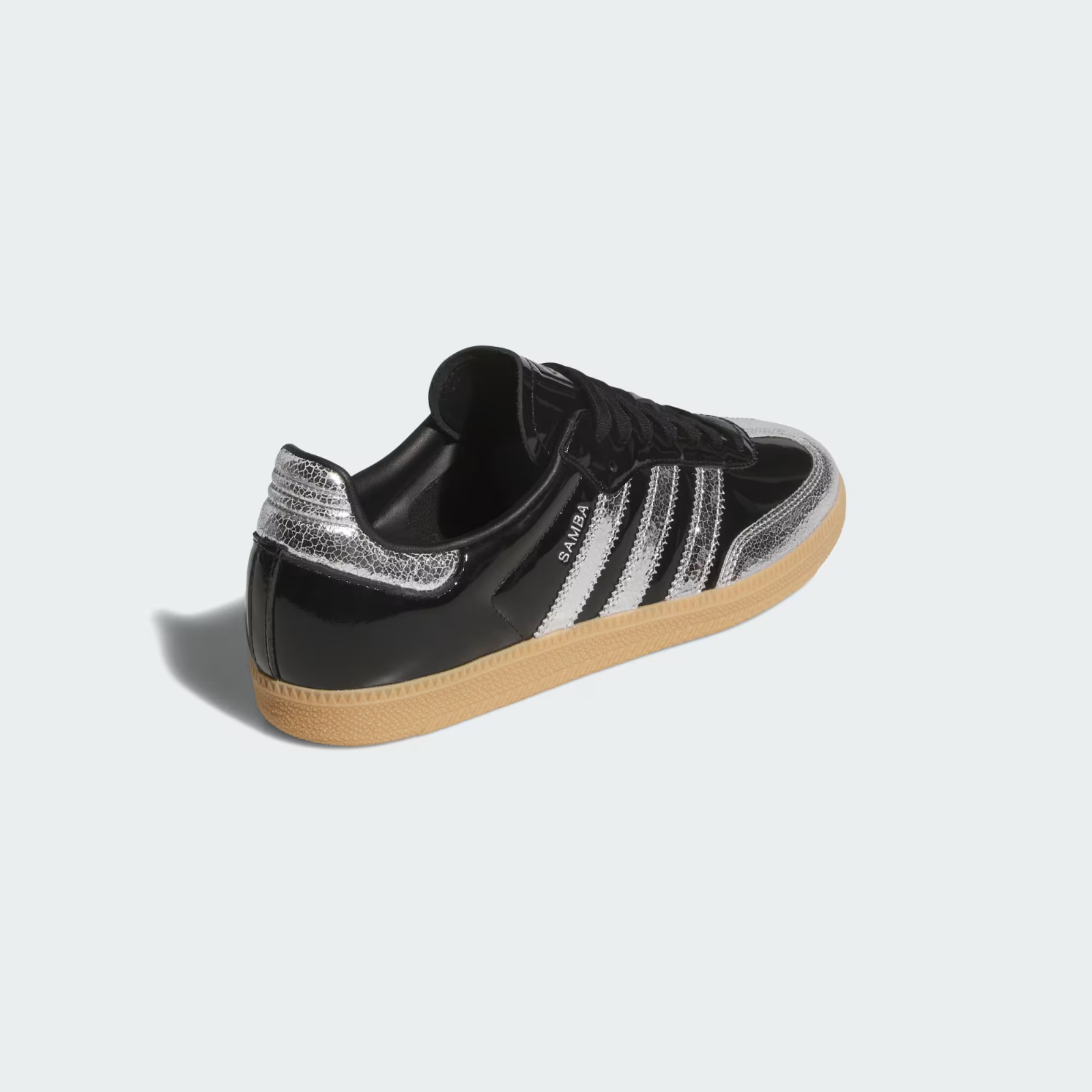 KI0172 adidas Samba OG Core Black Silver Metallic (Men's)