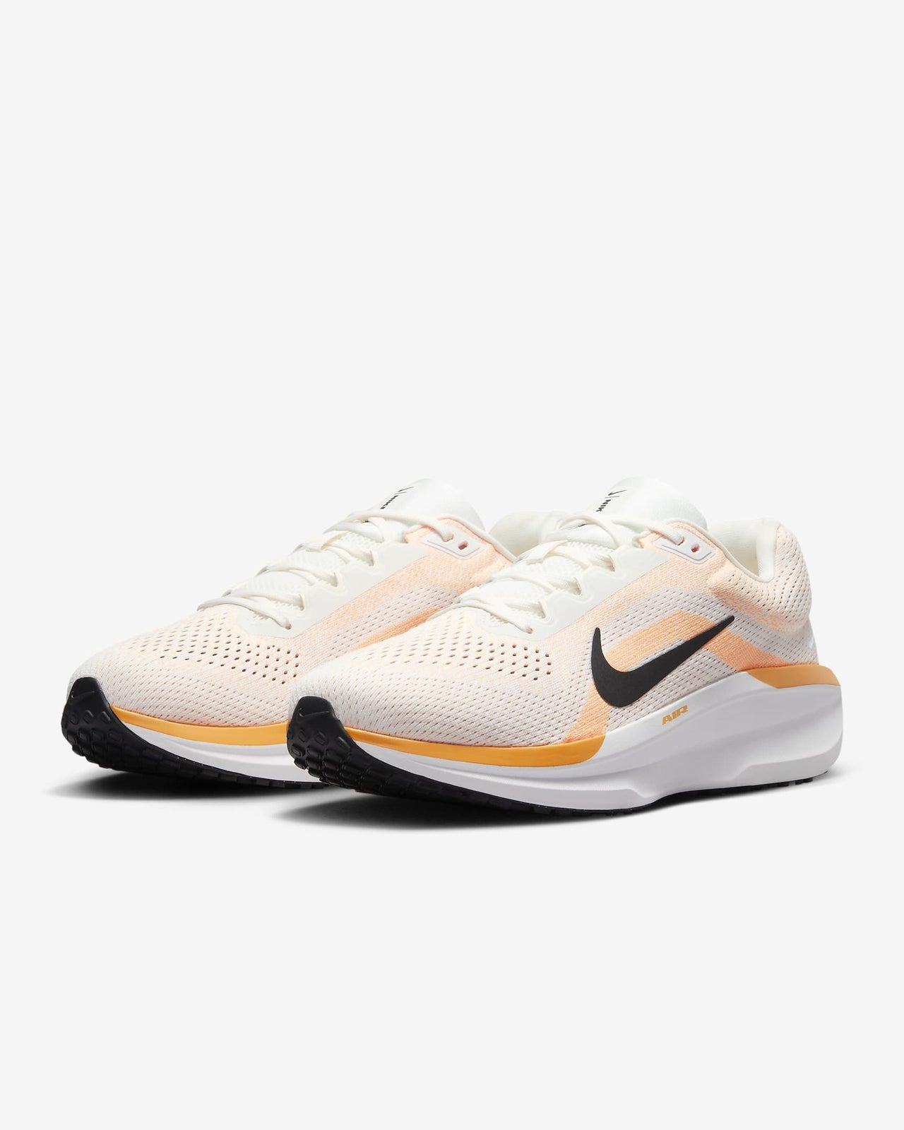 FJ9509-104 Nike Winflo 11 Sail Laser Orange Coconut Milk Black (Men's)