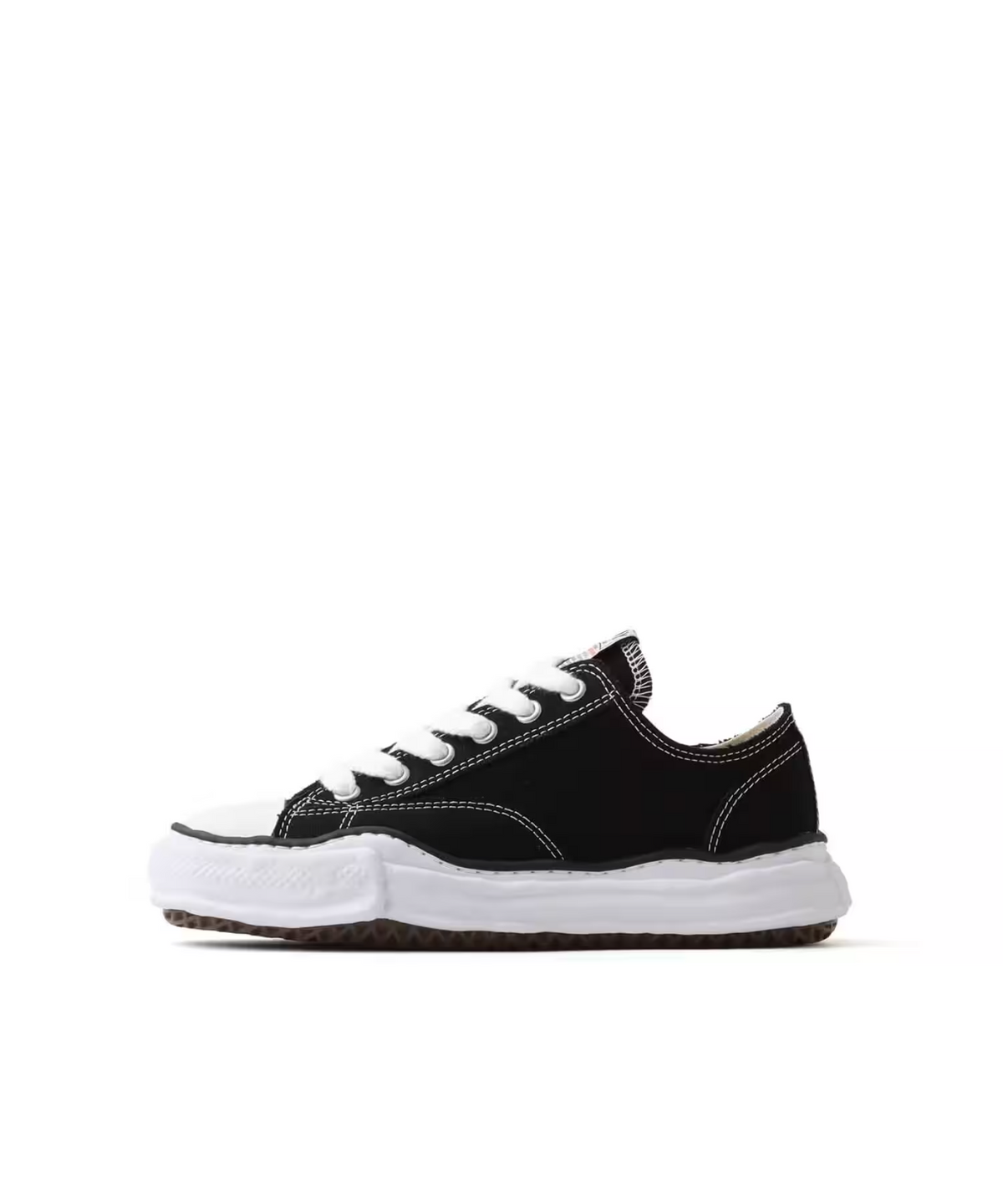 A02FW704-BLACK Maison MIHARA YASUHIRO BAKER Original Sole Canvas Low Cut (Men's)