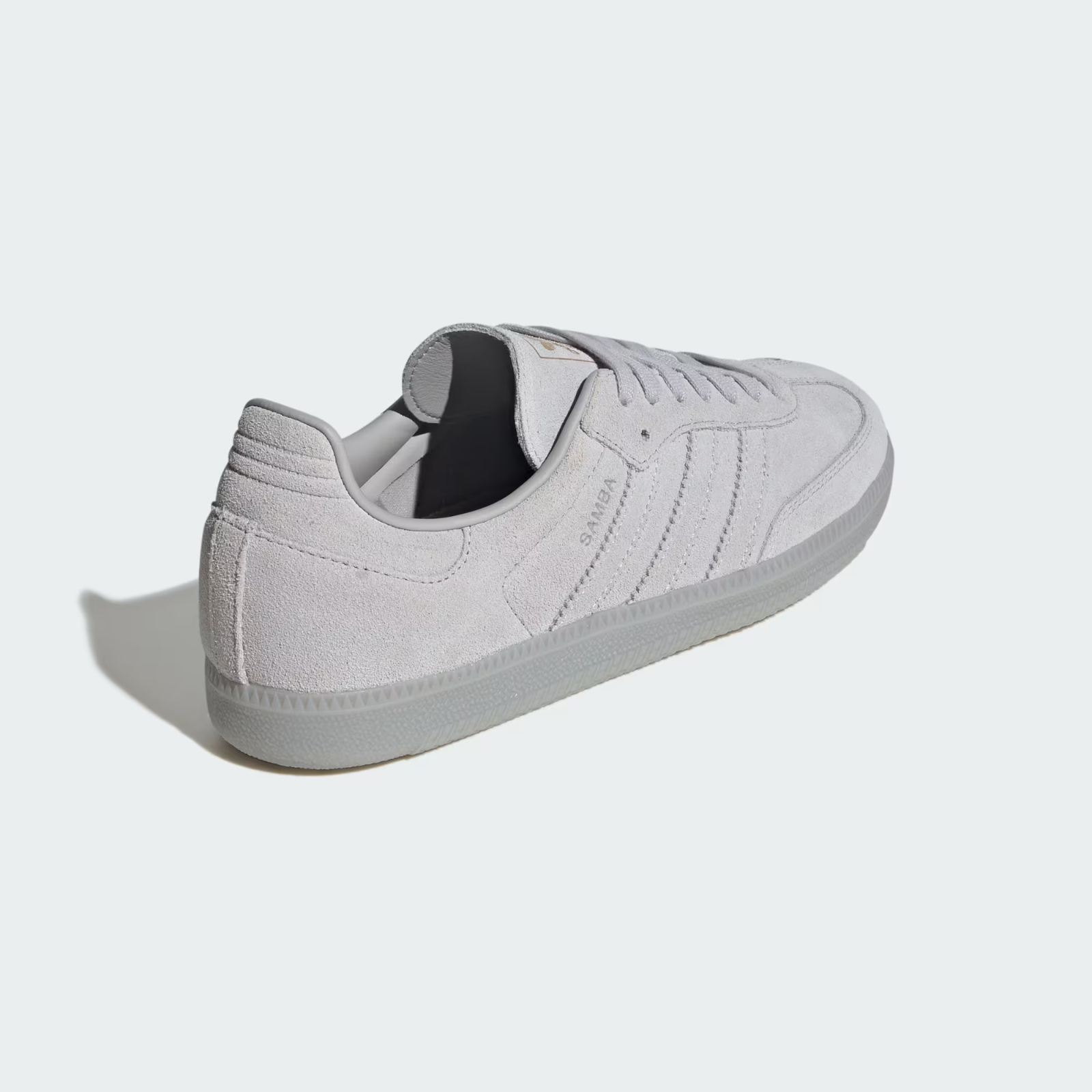 JR0888 adidas Originals Samba OG Grey Two Crystal White Gold Metallic (Men's)