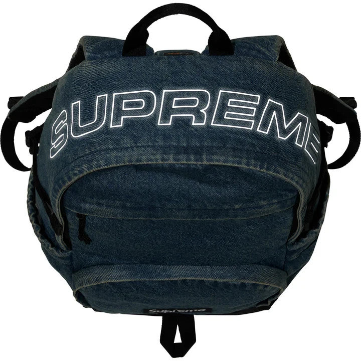 Supreme Denim Backpack Washed Indigo