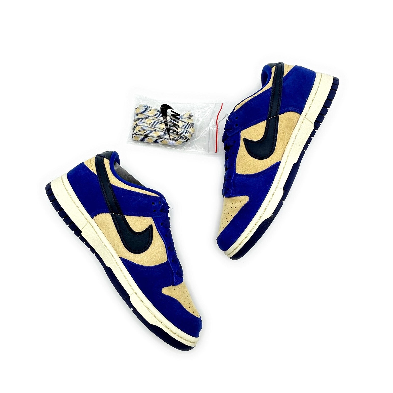 DV7411-400 Nike WMNS Dunk Low Blue Suede Beige Brown Black Grey Ivory Royal