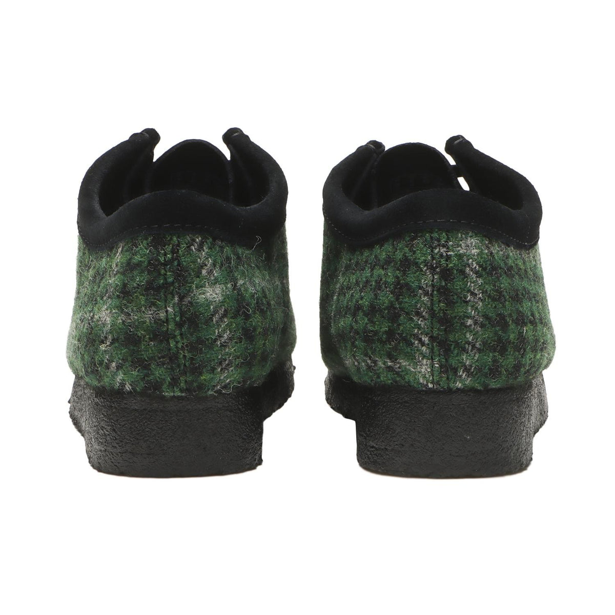 26182790 Harris Tweed Ã Clarks Wallabee Green Tweed Combi ( Men's )