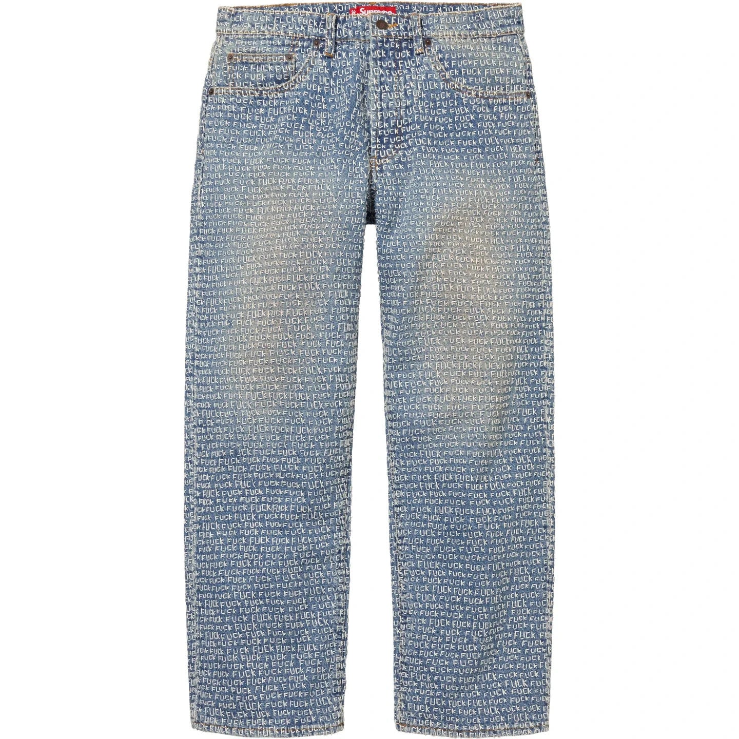 Supreme F*ck Stitch Loose Fit Jean Blue