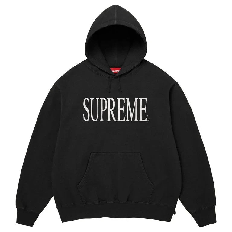 Supreme Capital Hooded Sweatshirt Black
