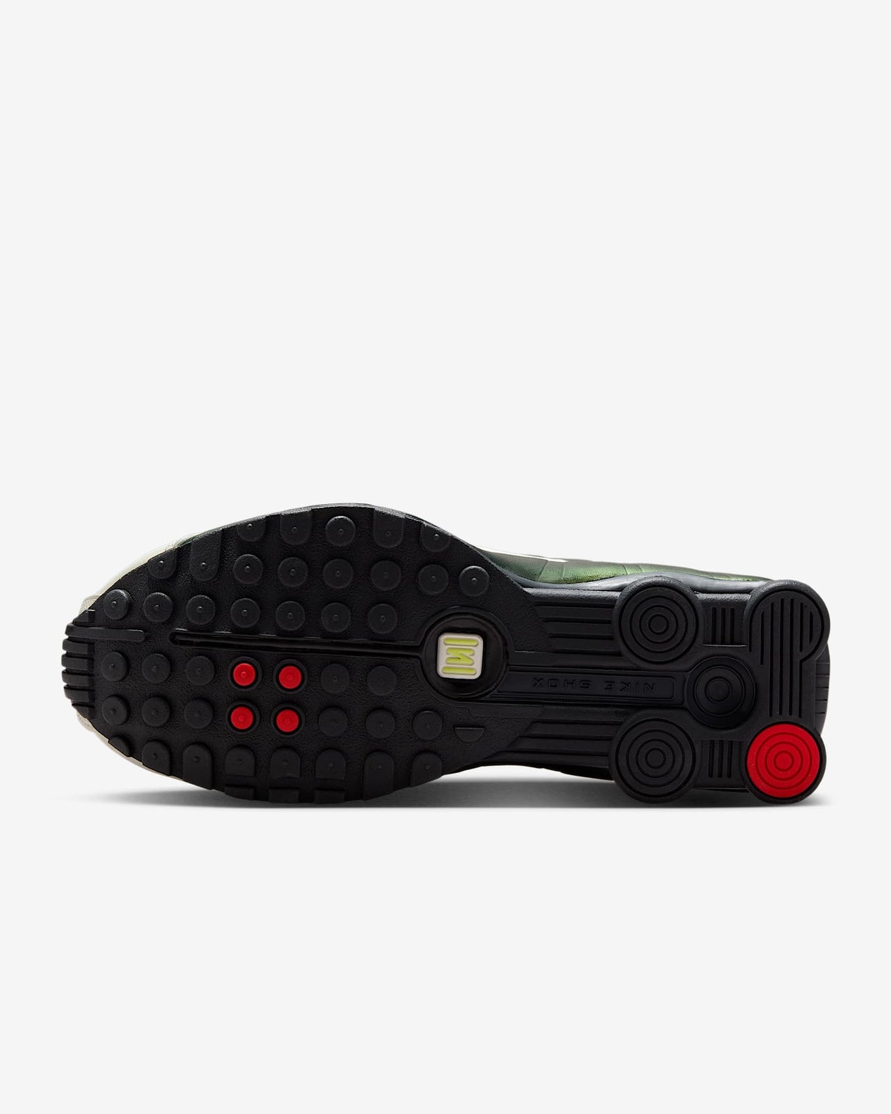 IB8062-133 Nike Shox R4 Olive Green (Women's)