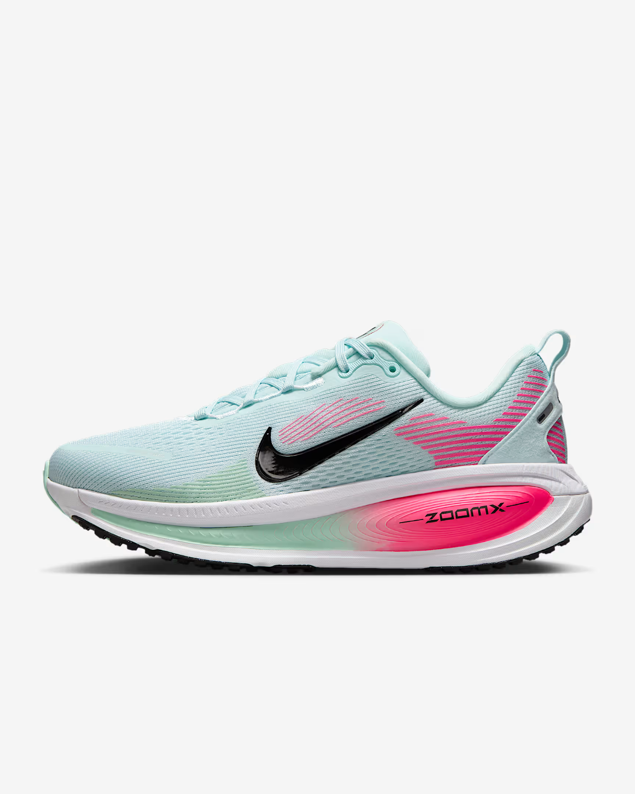 HM6804-400 Nike  Vomero 18 "Glacier Blue White Hyper Pink Black (Women's)