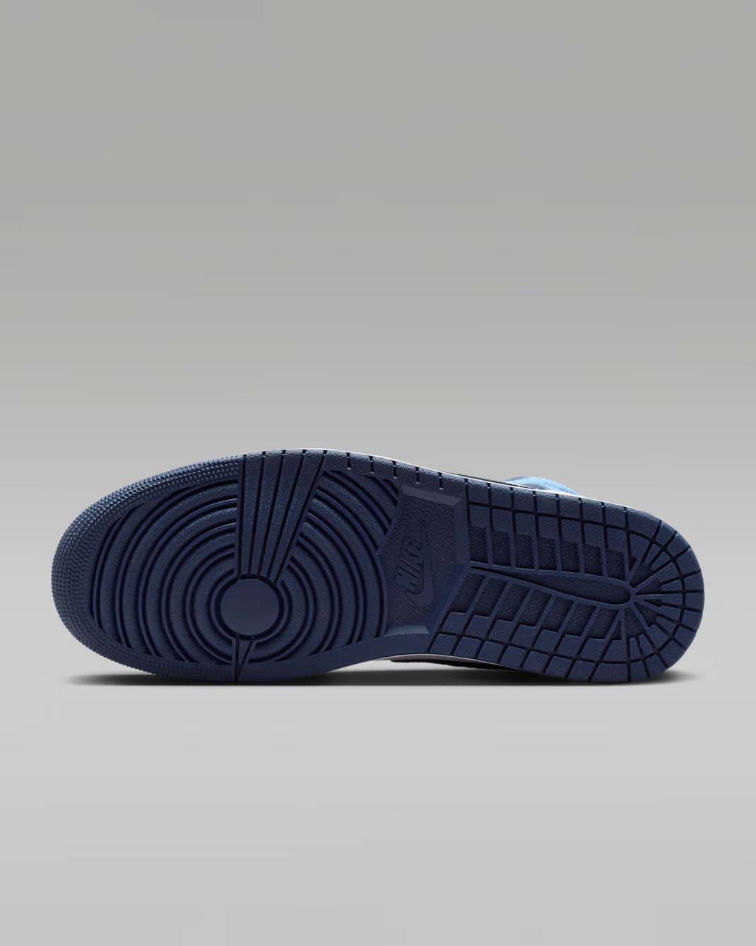 DQ8426-405 Nike Air Jordan 1 Mid University Blue White Sail Midnight Navy (Men's