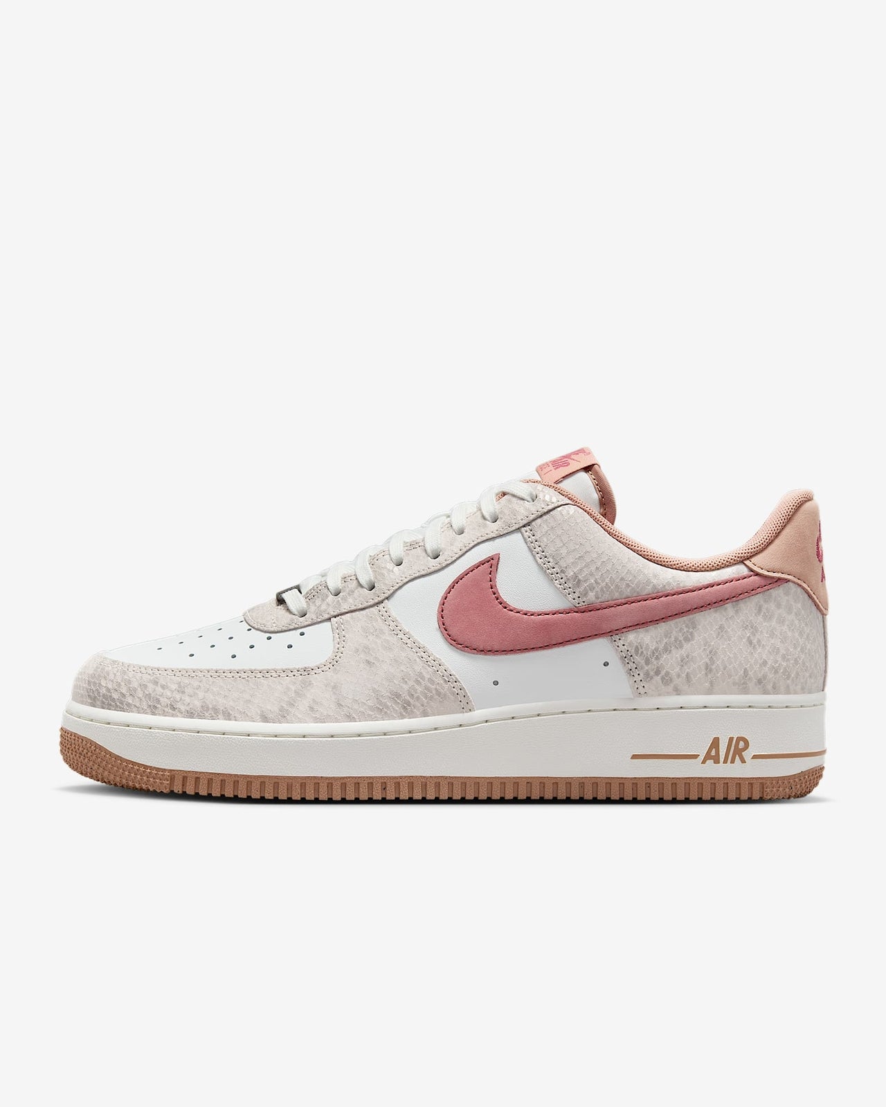 HF2898-100 Nike Air Force 1 Low Pink Snakeskin (Men's)