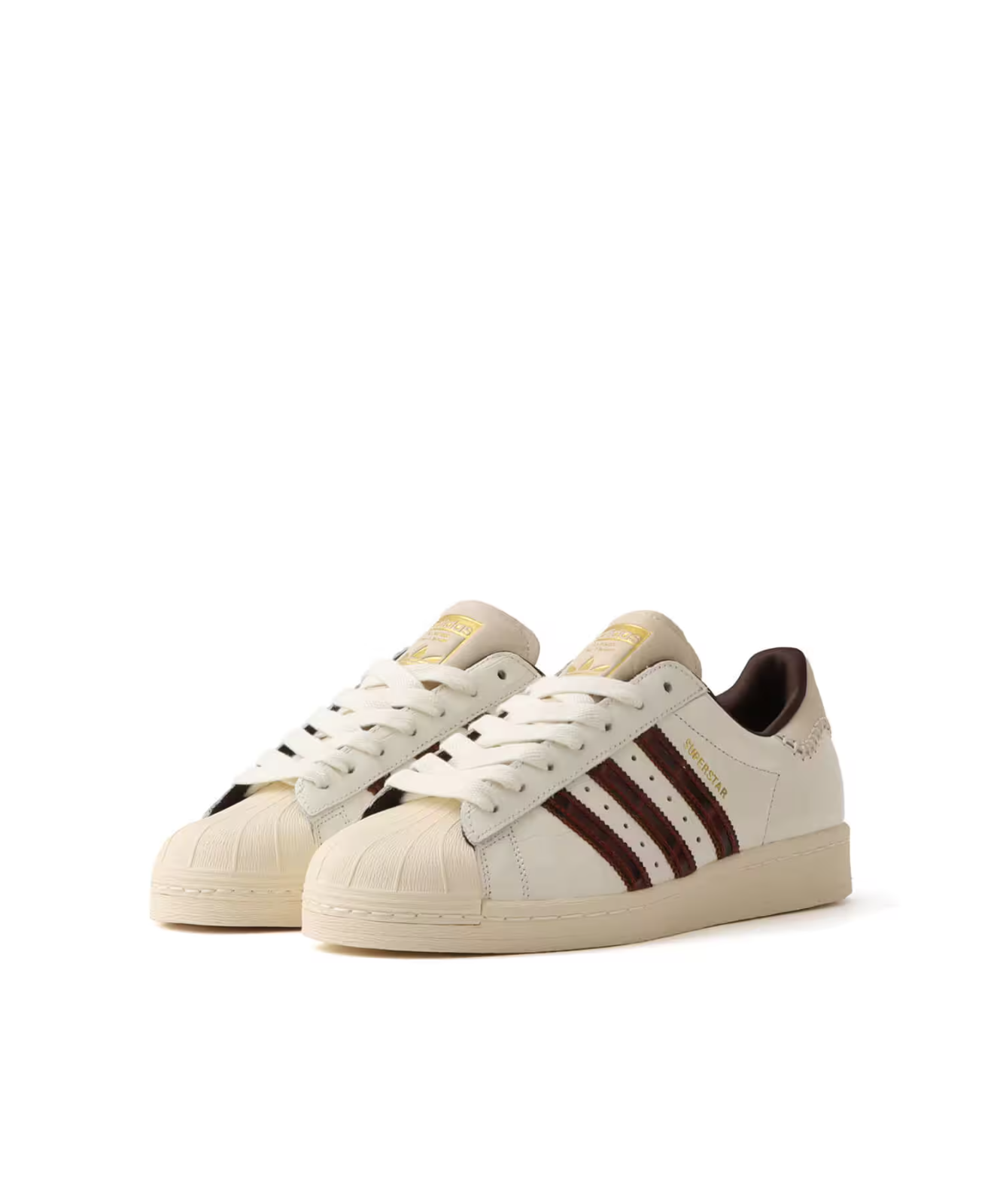 KH8797 Wales Bonner adidas Originals Superstar Wonder White Fox Brown (Men's)