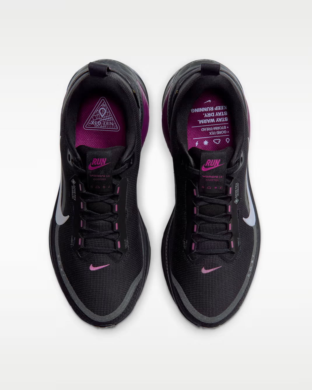 HQ7002-005 Nike Vomero 18 GORE-TEX "Black/True Berry" (Women's)