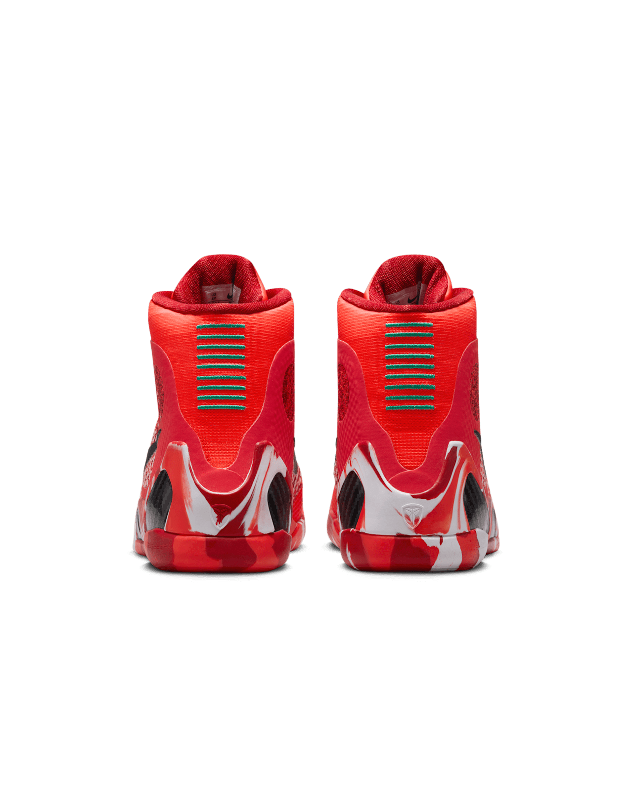 HJ9446-600 Nike GS Kobe 9 Elite High Protro Bright Crimson Emerald Green