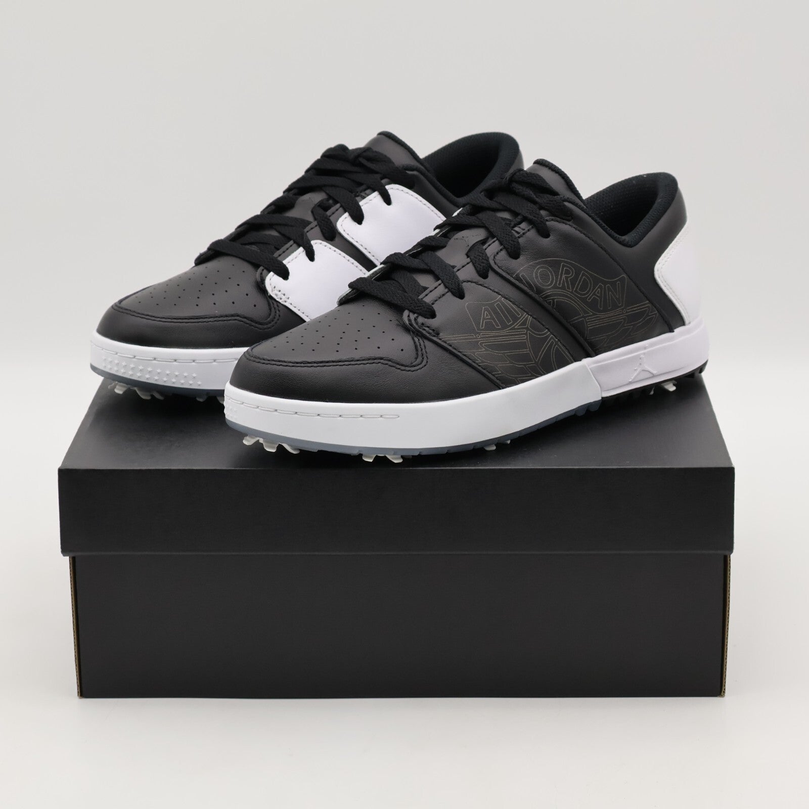 FZ4153-003 Nike Air Jordan Nu Retro 1 Low Golf Black White (Men's)
