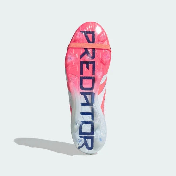 JI1093 adidas Predator Elite Fold-Over Tongue FG Signal Coral Cloud White (Men's
