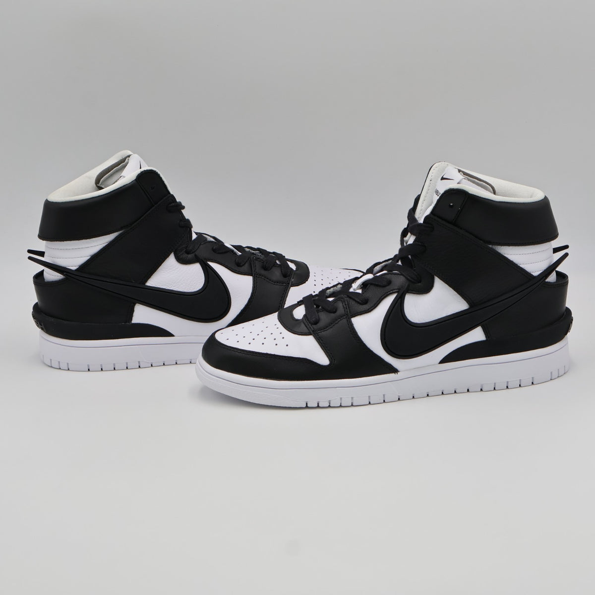 CU7544-001 Nike Dunk High AMBUSH Black White Spruce Aura Panda (Men's)