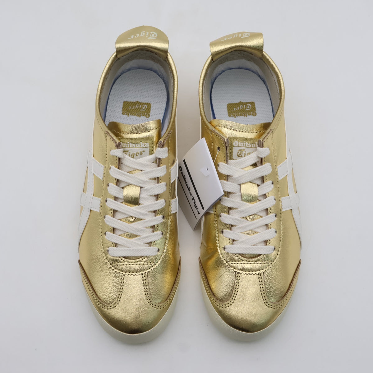 1183B566-201 Onitsuka Tiger Mexico 66 Gold White (Men's)