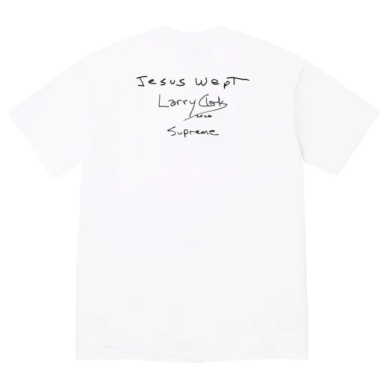 Supreme x Larry Clark G*n Tee White