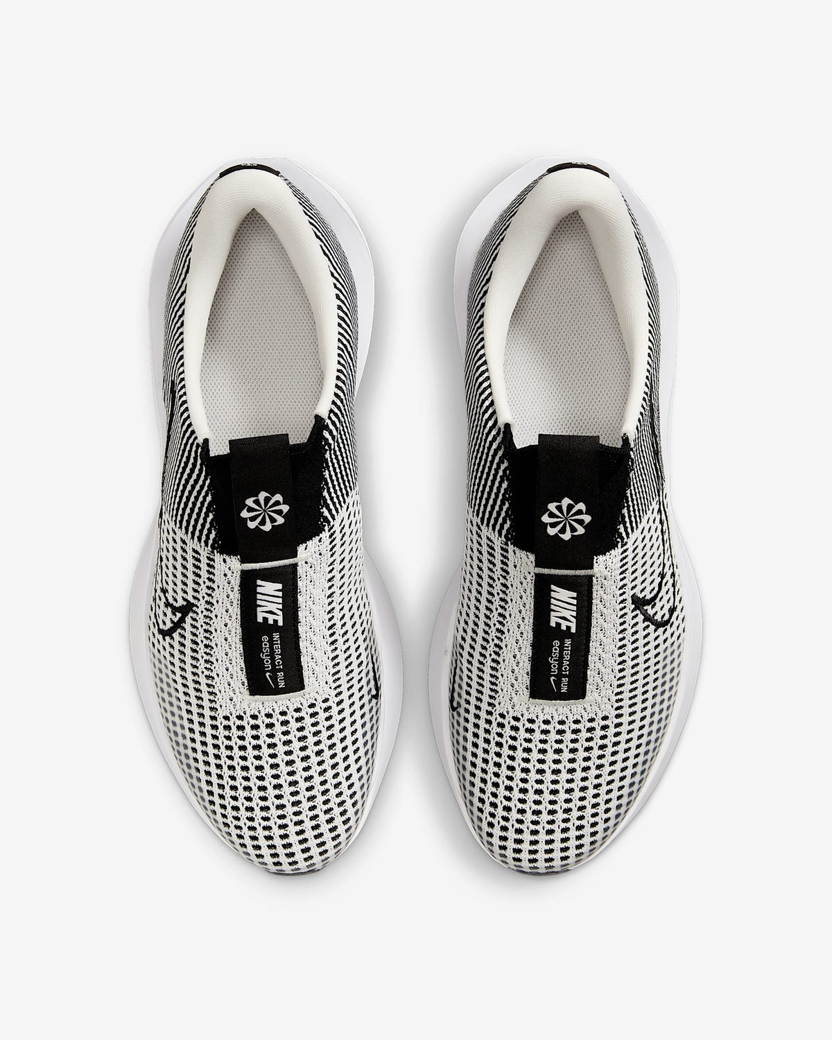 FV5590-002 Nike Interact Run EasyOn Phantom White Black (Men's)