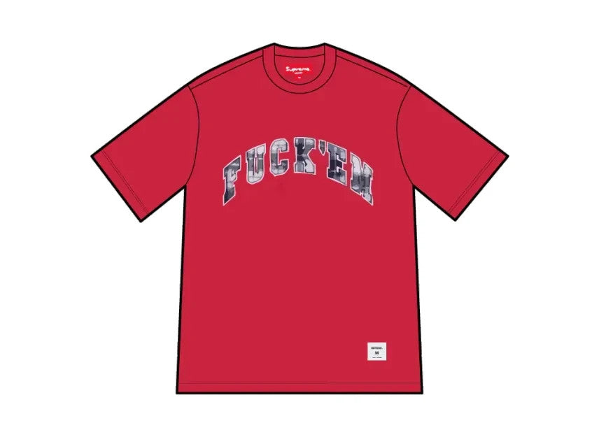 Supreme F*ck Em Plaid S/S Top "Red"