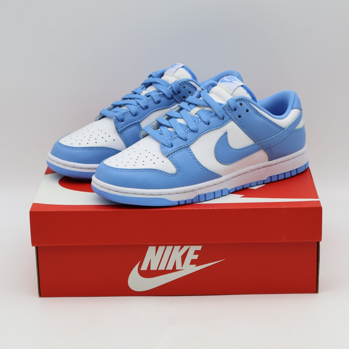 DD1391-102 Nike Dunk Low UNC University Blue White