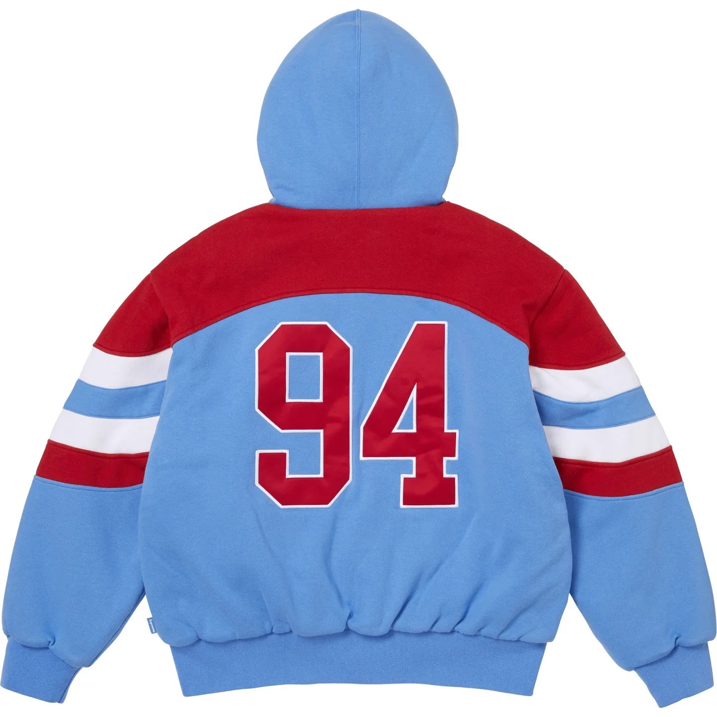 Supreme Filled Zip Up Hooded Sweatshirt Light Blue