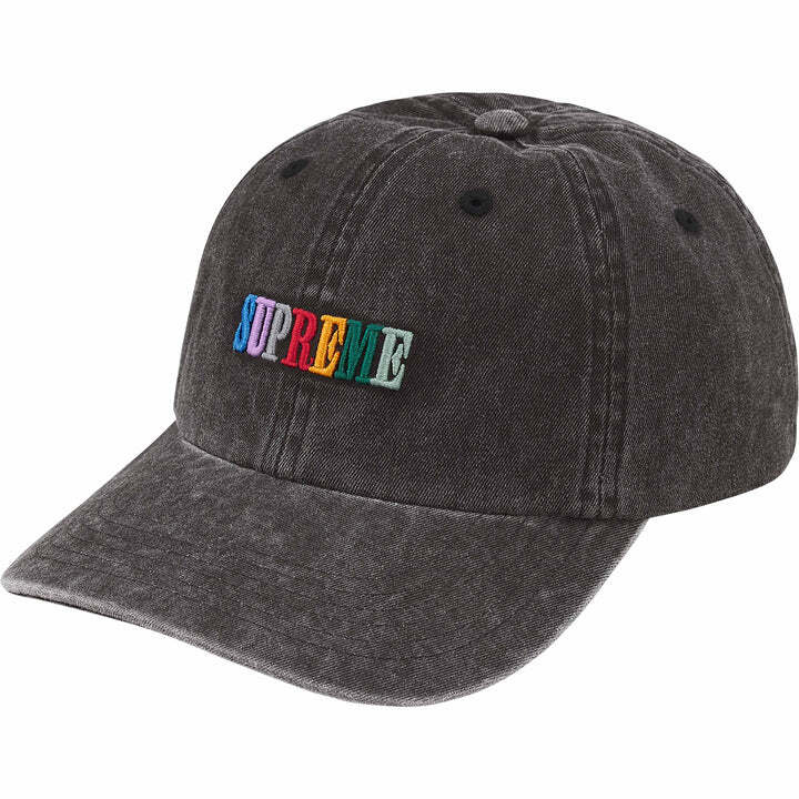 Supreme Pigment Dye 6-Panel Black