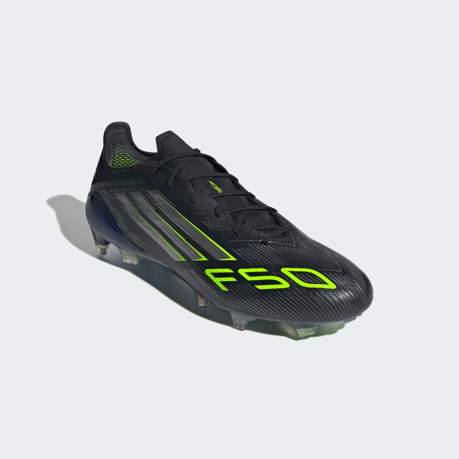 JH7616 adidas F50 Elite Firm Ground Boots Core Black Iron Metallic  (Men's)