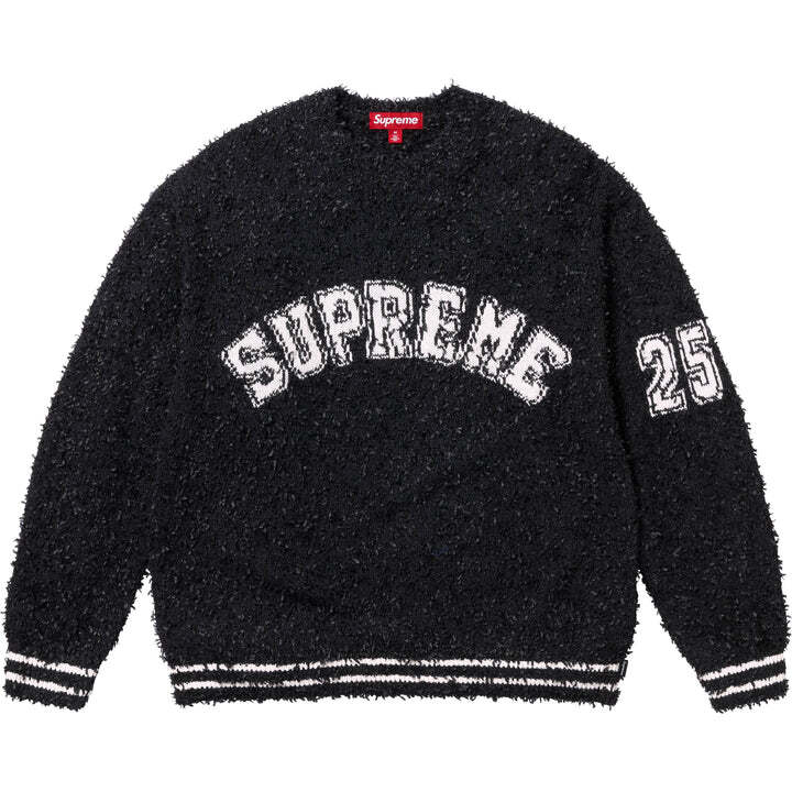 Supreme Textured Arc Sweater Black
