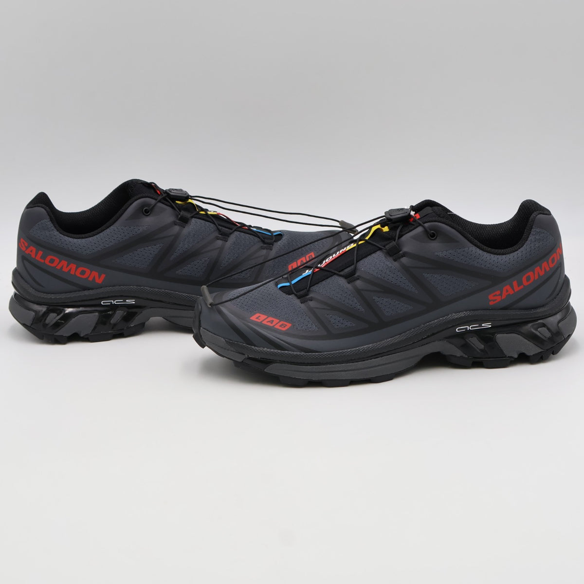 L49130300 JJJJound Salomon XT-6 Ebony Black Fiery Red (Men's)