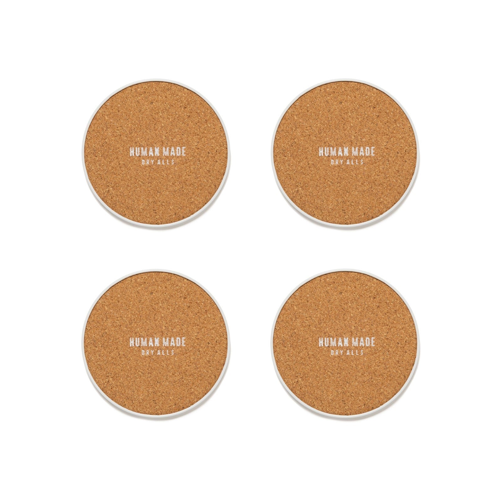 HUMAN MADE Heart Coaster Set White