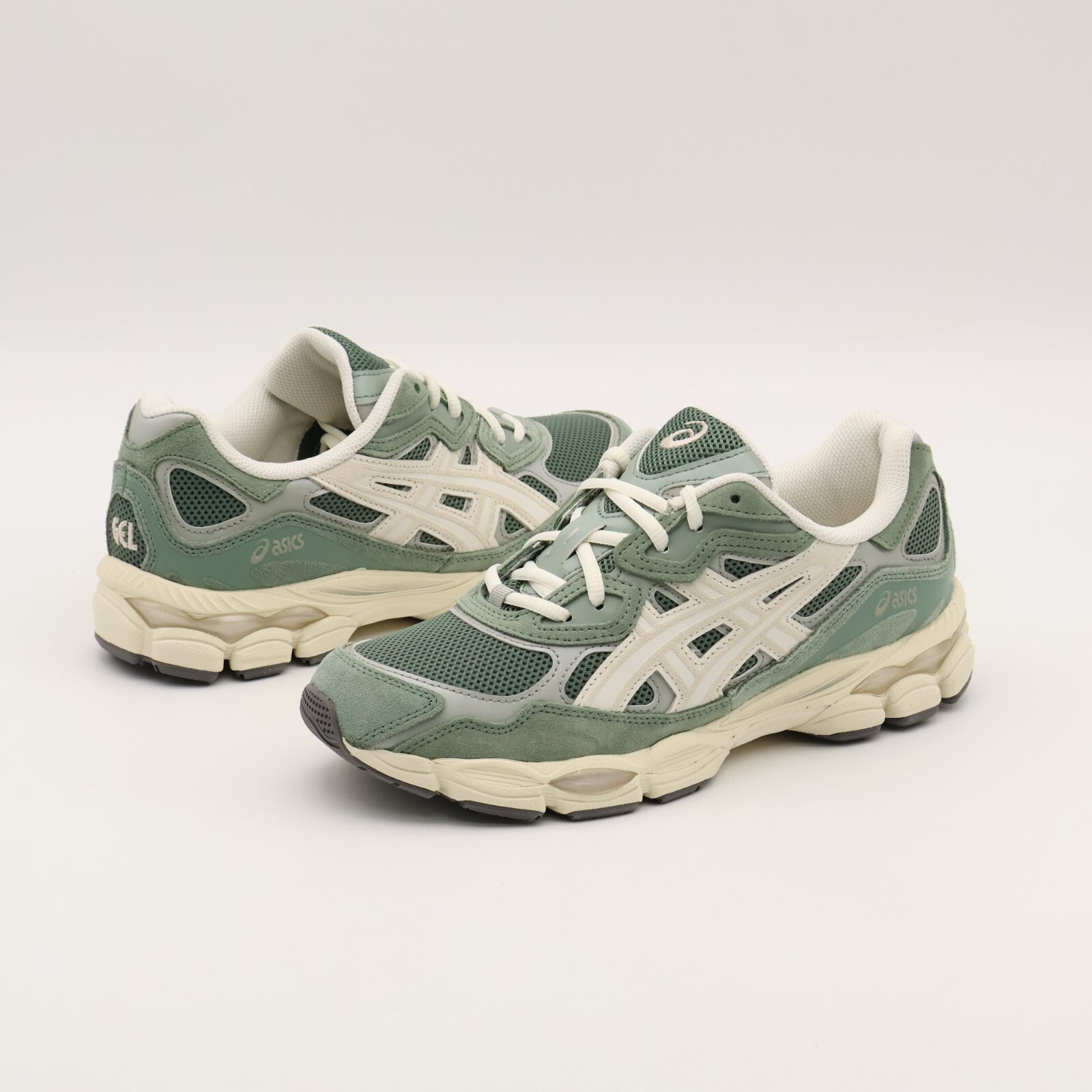 1203A383-302 Asics Gel-NYC Ivy Smoke Grey Khaki Forret Green White (Men's)