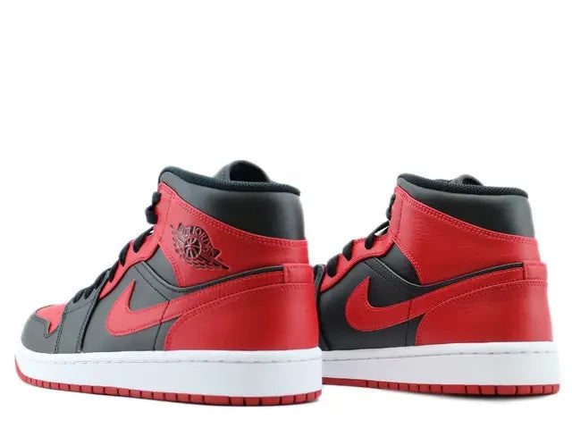 554724-074 Nike Air Jordan 1 Mid "Bred" (Men's)