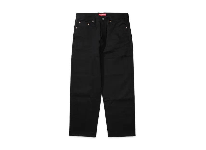 Supreme Baggy Selvedge Jean (26SS) "Rigid Black"