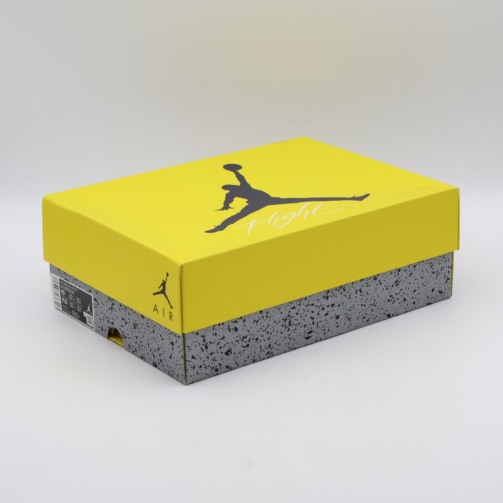 CT8527-700 Nike Air Jordan 4 Retro Lightning Thunder Tour Yellow Grey (Men's)