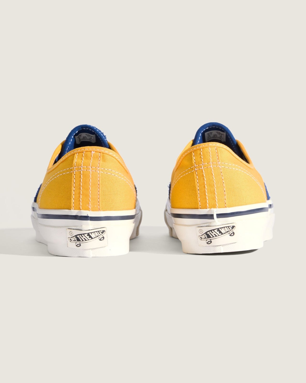 VN000EBNICN Vans Premium Authentic 44 Suede Canvas True Blue Sunny Yellow (Men's