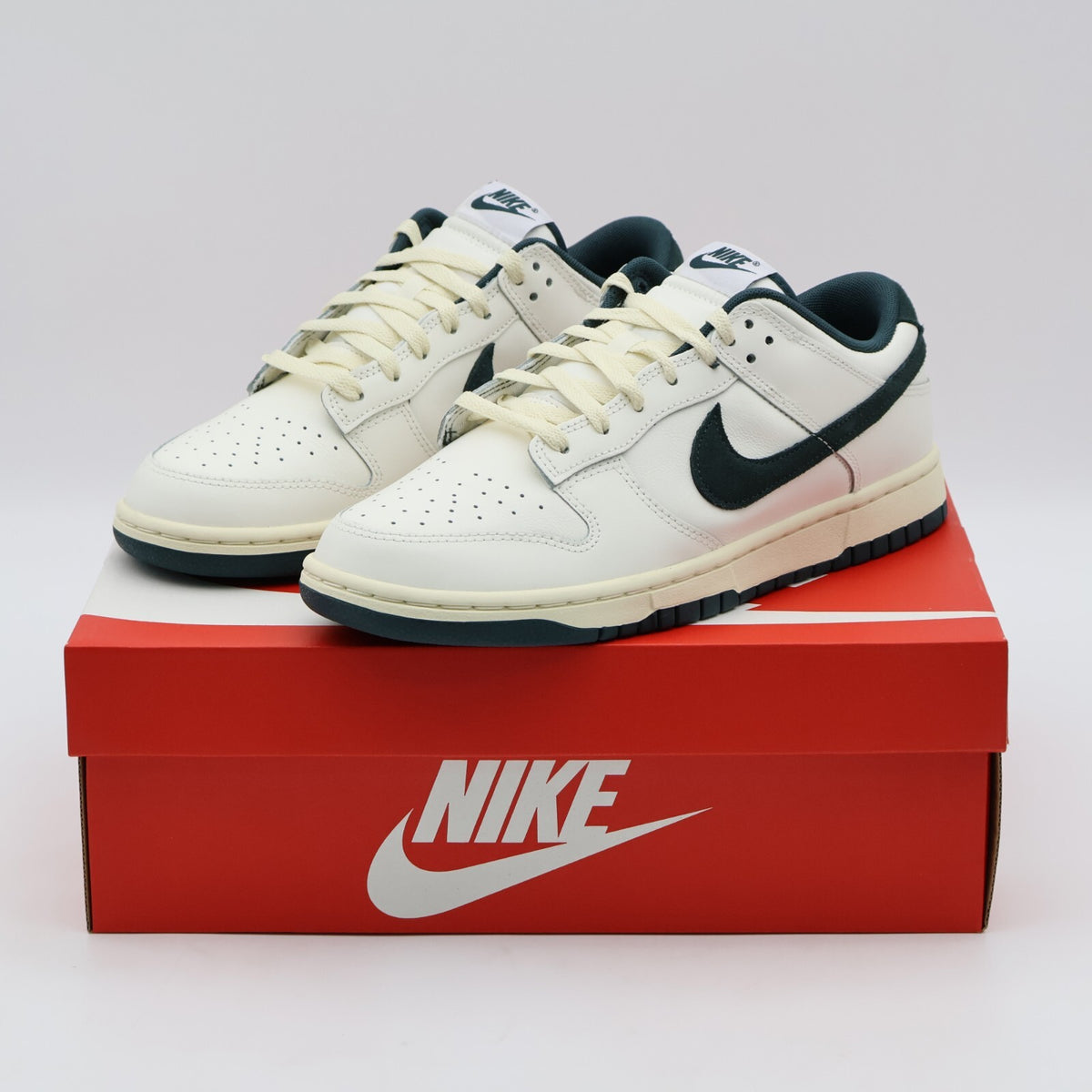 FQ8080-133 Nike Dunk Low Athletic Department Deep Jungle Sail Coconut (Men's)